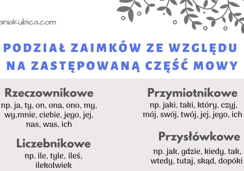 Przymiotnik pytania - Jaki, który, czyj? Rozpoznaj zaimki!