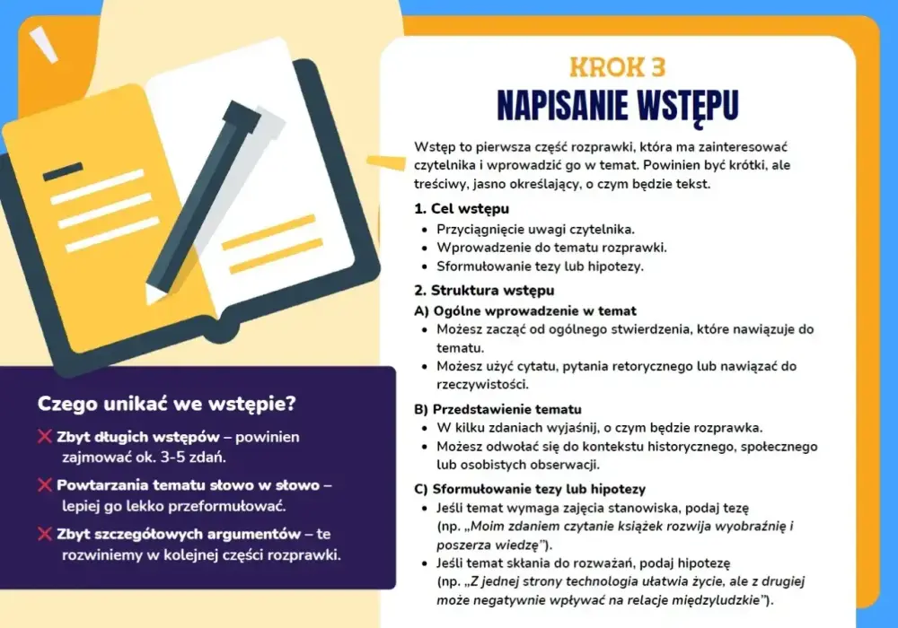 Rozprawka - wzór i jak pisać, by zachwycić nauczyciela