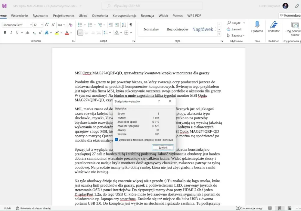 Jak sprawdzić ilość znaków w Word - proste kroki i wskazówki