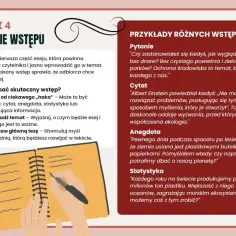 Jak napisać esej: zacznij od haka (pytanie, cytat, anegdota, statystyka), wprowadź temat i przedstaw tezę. Przykłady wstępów do eseju.