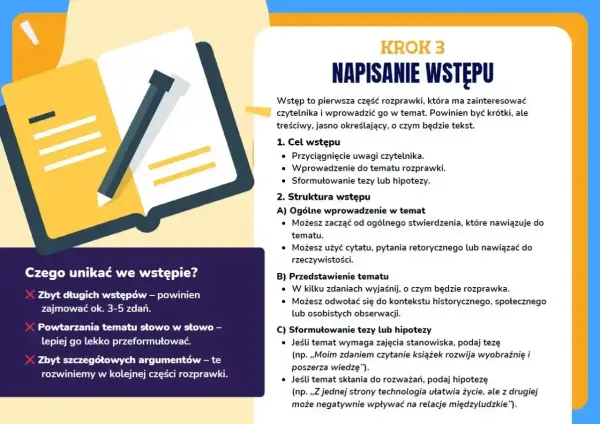 Jak napisać rozprawkę? 5 kroków do sukcesu!