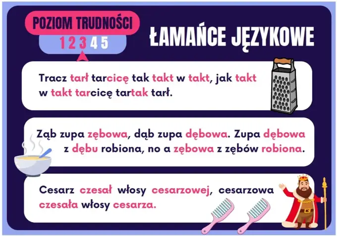 Łamańce językowe - jak ćwiczyć dykcję i wymowę?